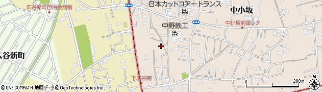 埼玉県坂戸市中小坂909周辺の地図