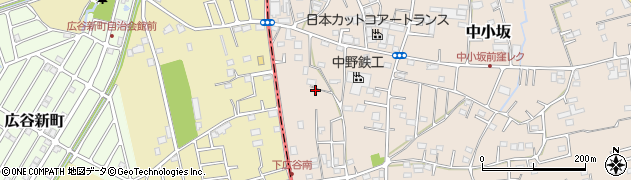 埼玉県坂戸市中小坂907周辺の地図