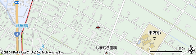 埼玉県越谷市平方3033周辺の地図