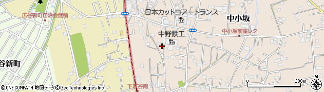 埼玉県坂戸市中小坂911周辺の地図