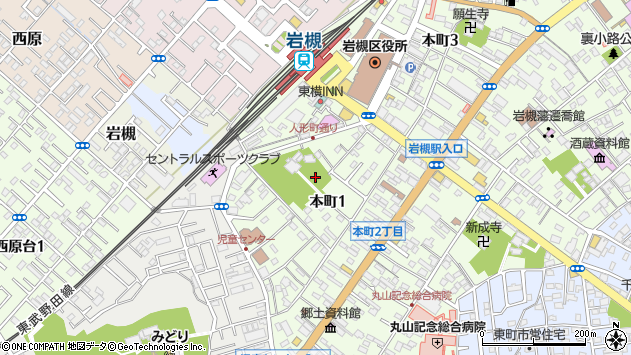 〒339-0057 埼玉県さいたま市岩槻区本町の地図