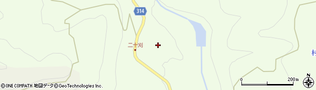 岐阜県郡上市白鳥町前谷897周辺の地図
