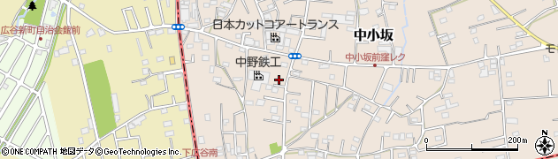 埼玉県坂戸市中小坂915周辺の地図
