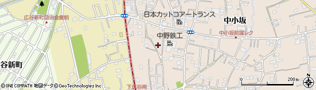 埼玉県坂戸市中小坂912周辺の地図