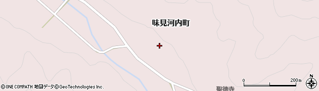 福井県福井市味見河内町周辺の地図