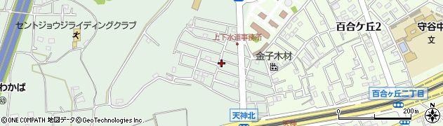 株式会社富士屋硝子店　守谷店周辺の地図