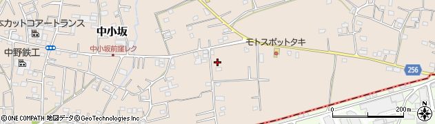 埼玉県坂戸市中小坂462-1周辺の地図