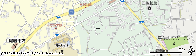 埼玉県上尾市上野142周辺の地図