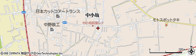 埼玉県坂戸市中小坂782周辺の地図