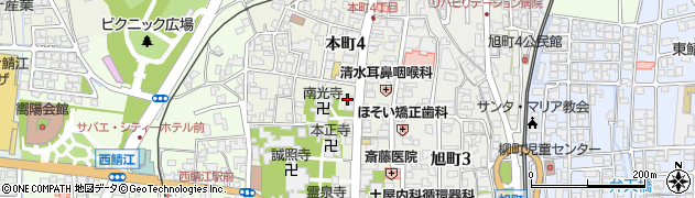 北陸銀行鯖江支店 ＡＴＭ周辺の地図