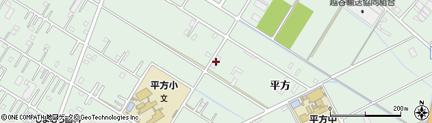埼玉県越谷市平方2608周辺の地図