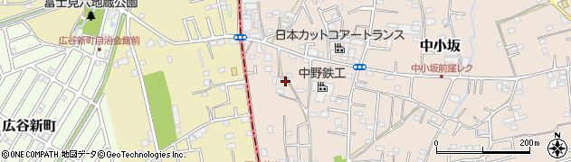 埼玉県坂戸市中小坂906周辺の地図