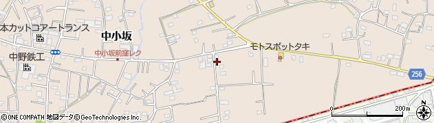 埼玉県坂戸市中小坂462-2周辺の地図