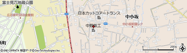 埼玉県坂戸市中小坂916周辺の地図