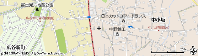 埼玉県坂戸市中小坂921周辺の地図