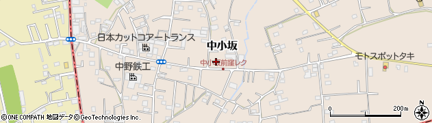 埼玉県坂戸市中小坂733-151周辺の地図