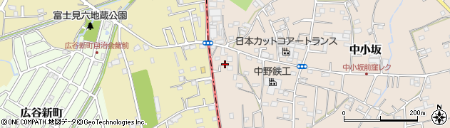 埼玉県坂戸市中小坂923周辺の地図