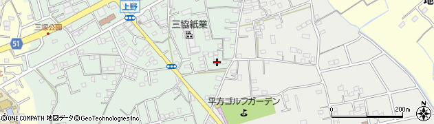 埼玉県上尾市上野298周辺の地図