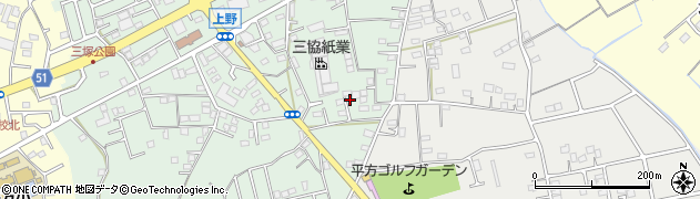 埼玉県上尾市上野292周辺の地図