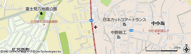 埼玉県坂戸市中小坂924周辺の地図