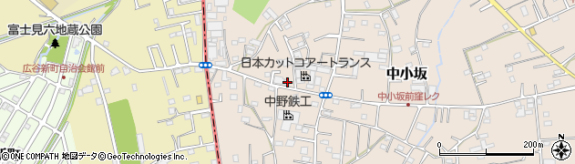 埼玉県坂戸市中小坂951周辺の地図