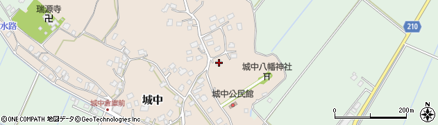 茨城県つくばみらい市城中764周辺の地図