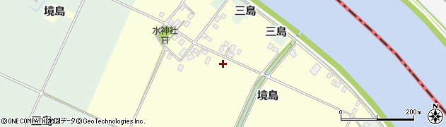 千葉県香取市境島周辺の地図