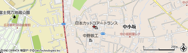 埼玉県坂戸市中小坂952周辺の地図