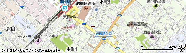 埼玉りそな銀行岩槻支店周辺の地図
