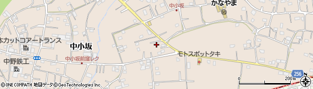 埼玉県坂戸市中小坂711周辺の地図