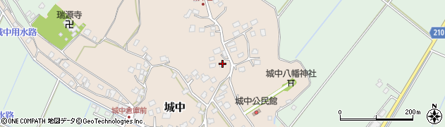 茨城県つくばみらい市城中271周辺の地図
