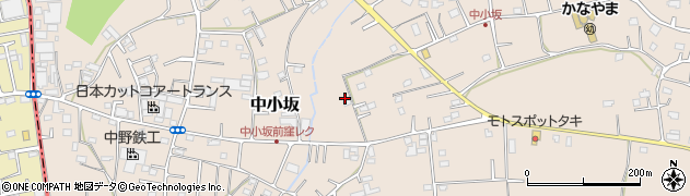 埼玉県坂戸市中小坂718周辺の地図
