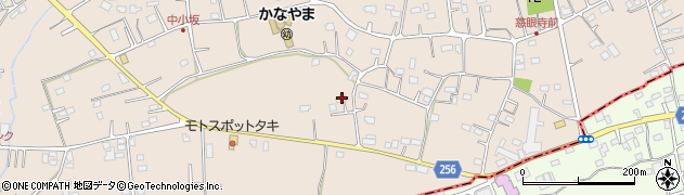 埼玉県坂戸市中小坂484周辺の地図