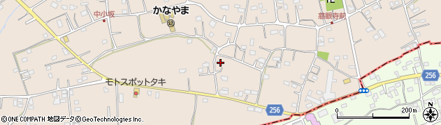 埼玉県坂戸市中小坂395周辺の地図