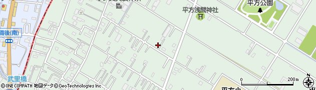 埼玉県越谷市平方3102周辺の地図