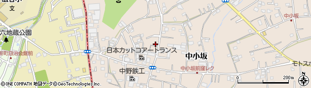 埼玉県坂戸市中小坂956周辺の地図