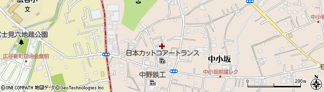 埼玉県坂戸市中小坂955周辺の地図