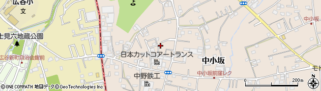 埼玉県坂戸市中小坂958周辺の地図