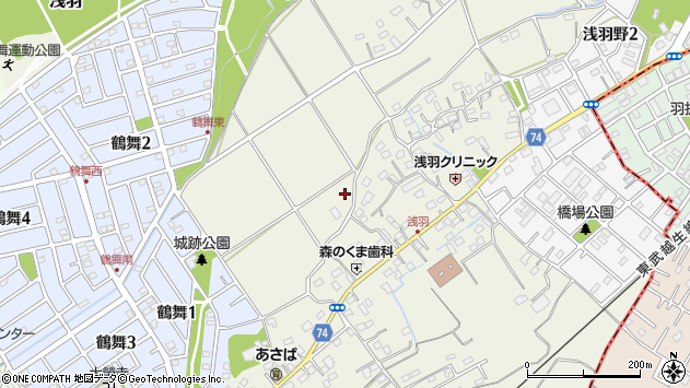 〒350-0238 埼玉県坂戸市浅羽の地図