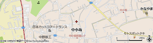 埼玉県坂戸市中小坂733-44周辺の地図