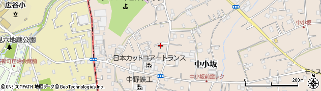 埼玉県坂戸市中小坂957周辺の地図