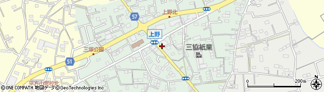 埼玉県上尾市上野229周辺の地図