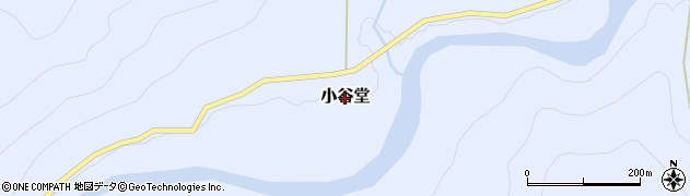 福井県大野市小谷堂周辺の地図