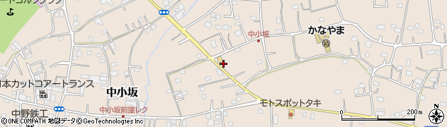 埼玉県坂戸市中小坂543-1周辺の地図