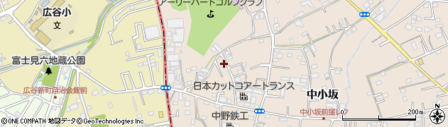 埼玉県坂戸市中小坂963周辺の地図