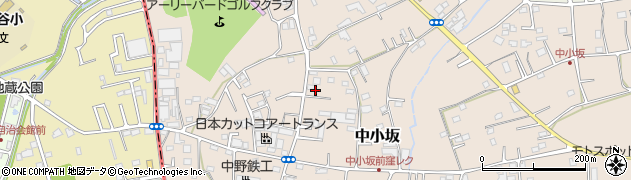 埼玉県坂戸市中小坂747周辺の地図