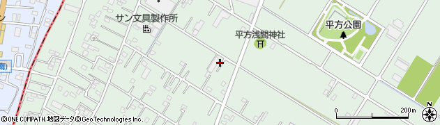 埼玉県越谷市平方3157周辺の地図