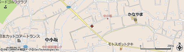 埼玉県坂戸市中小坂543周辺の地図