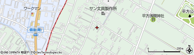 埼玉県越谷市平方3070周辺の地図