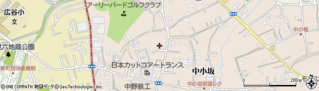 埼玉県坂戸市中小坂961周辺の地図